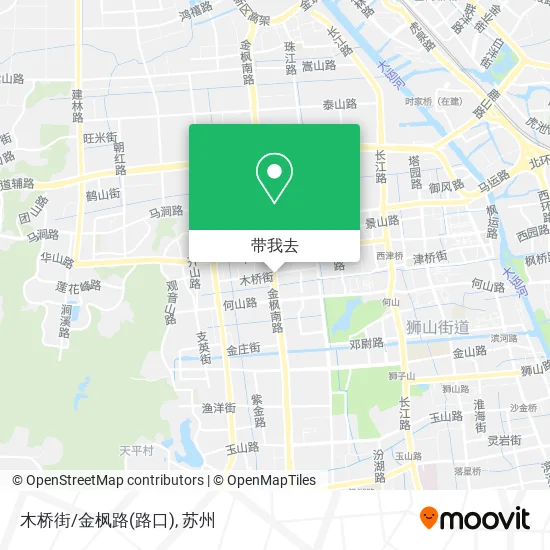 木桥街/金枫路(路口)地图