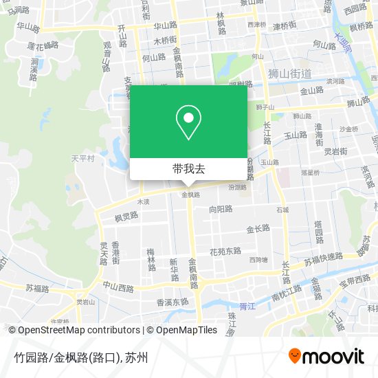 竹园路/金枫路(路口)地图