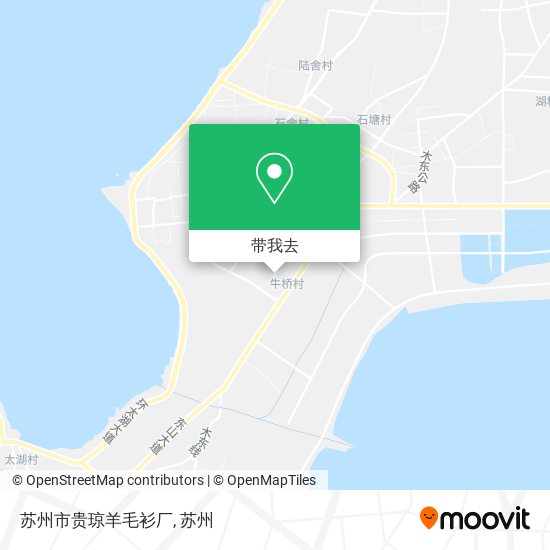 苏州市贵琼羊毛衫厂地图