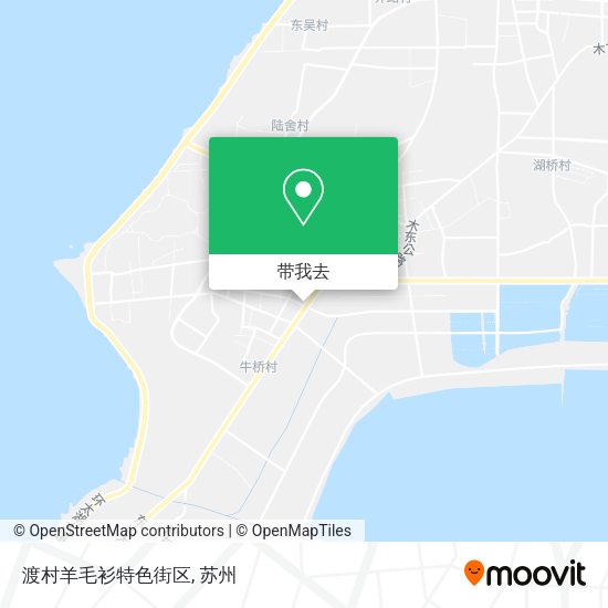 渡村羊毛衫特色街区地图