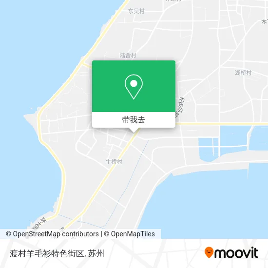 渡村羊毛衫特色街区地图