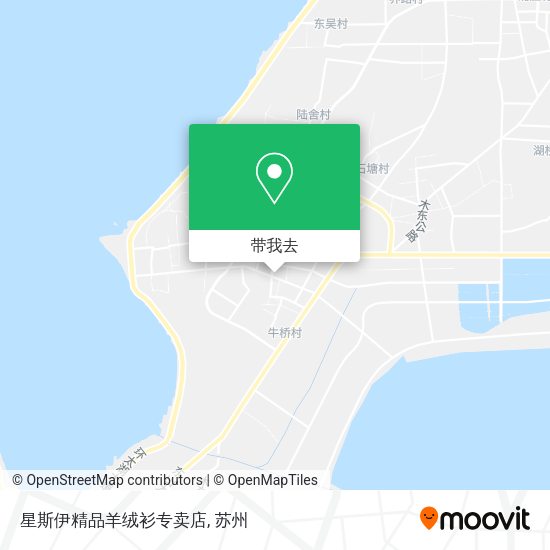 星斯伊精品羊绒衫专卖店地图