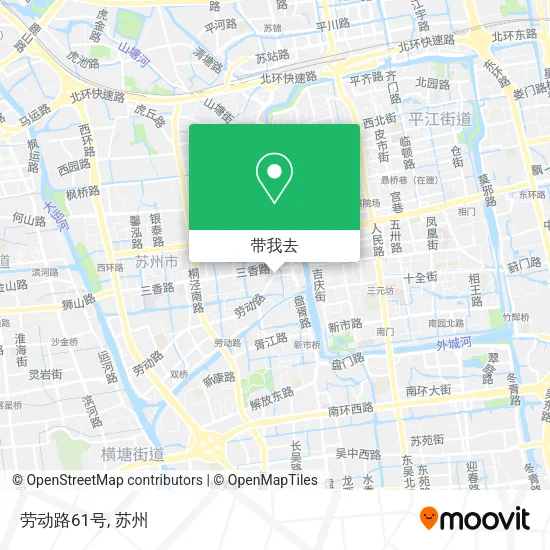劳动路61号地图