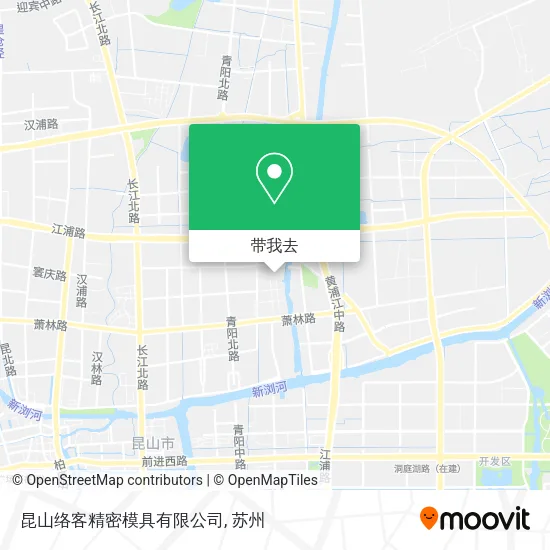 昆山络客精密模具有限公司地图