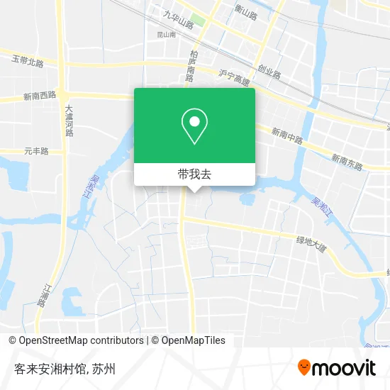 客来安湘村馆地图