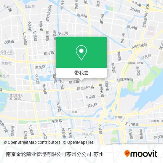 南京金轮商业管理有限公司苏州分公司地图