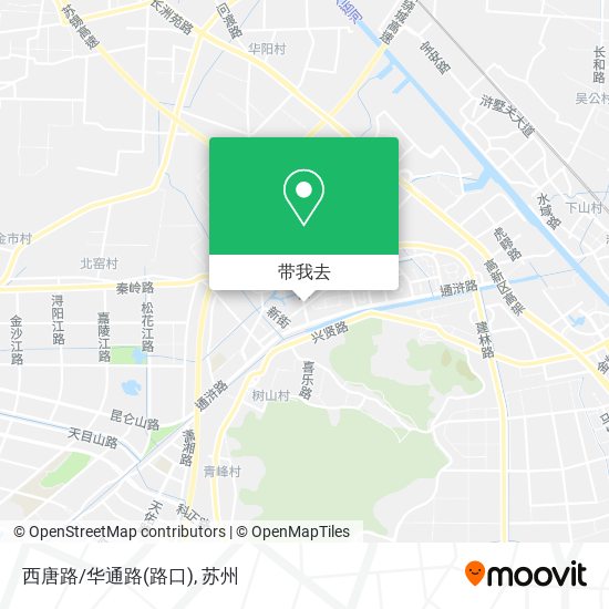 西唐路/华通路(路口)地图