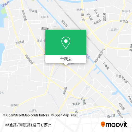 华通路/问渡路(路口)地图