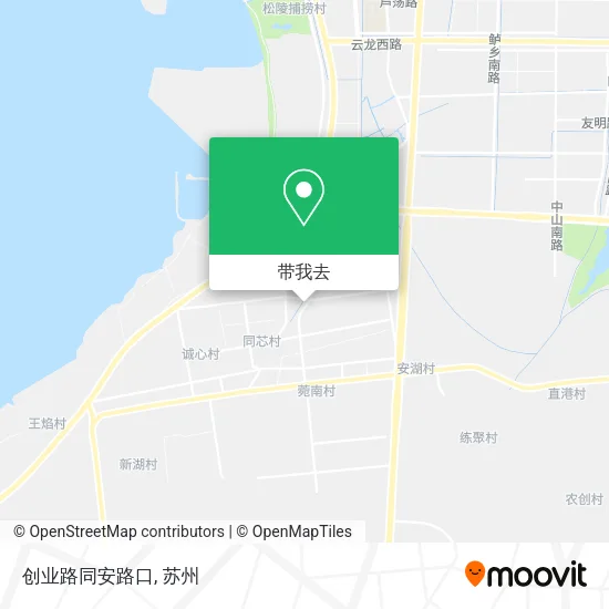 创业路同安路口地图