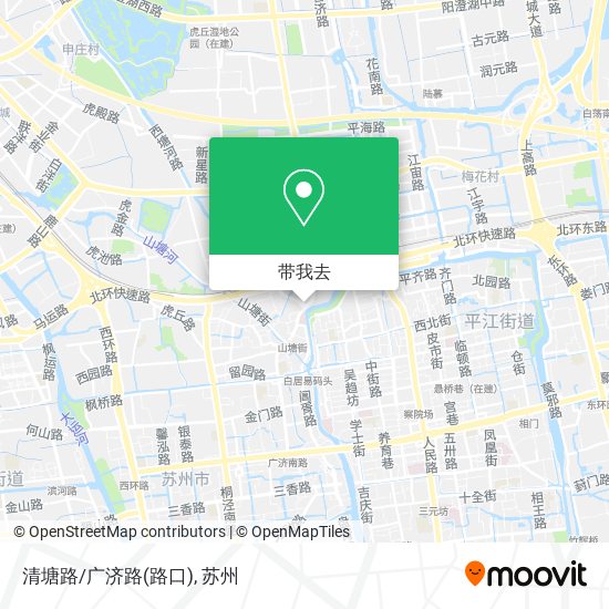 清塘路/广济路(路口)地图