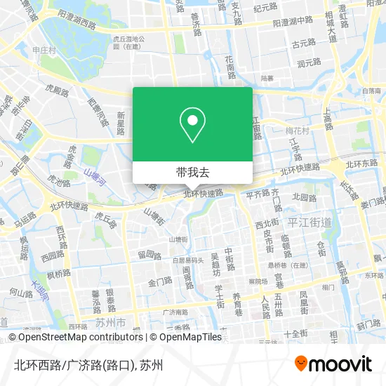 北环西路/广济路(路口)地图