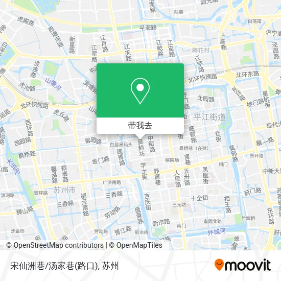 宋仙洲巷/汤家巷(路口)地图