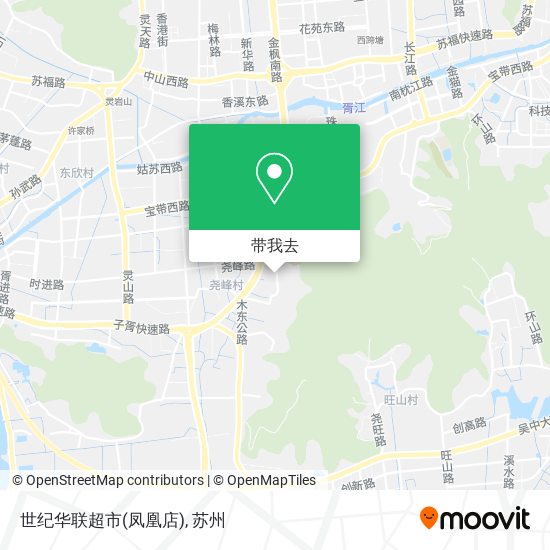 世纪华联超市(凤凰店)地图