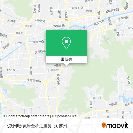 飞跃网吧(灵岩金桥过渡房北)地图