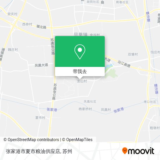 张家港市夏市粮油供应店地图