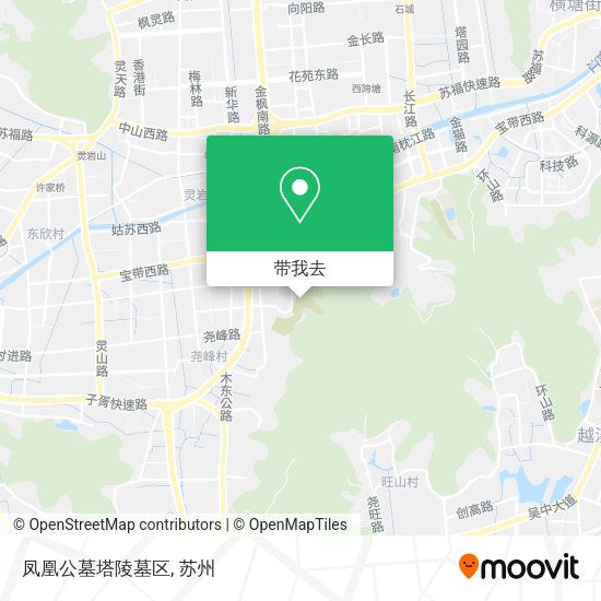 凤凰公墓塔陵墓区地图