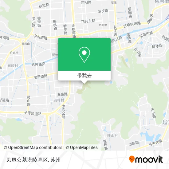 凤凰公墓塔陵墓区地图