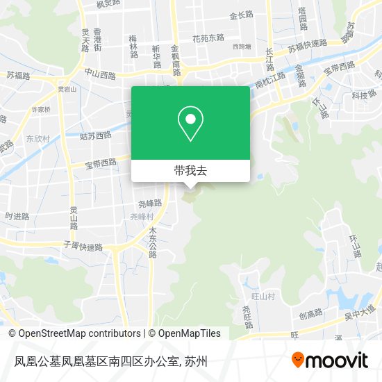 凤凰公墓凤凰墓区南四区办公室地图