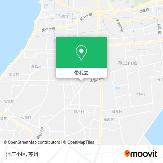 浦庄小区地图