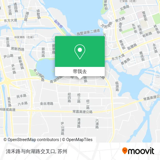 清禾路与向湖路交叉口地图
