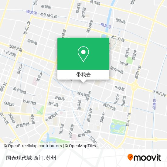 国泰现代城-西门地图