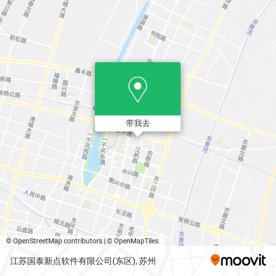 江苏国泰新点软件有限公司(东区)地图