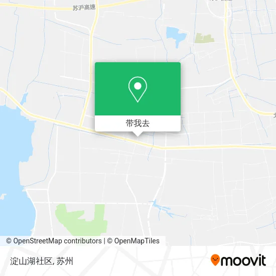 淀山湖社区地图