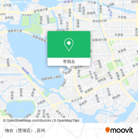 物在（慧湖店）地图