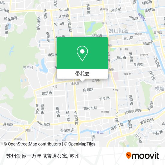 苏州爱你一万年哦普通公寓地图