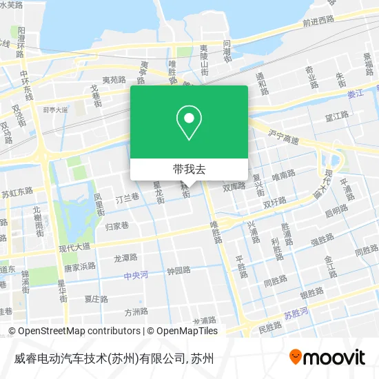 威睿电动汽车技术(苏州)有限公司地图
