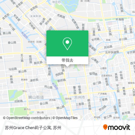 苏州Grace Chen莉子公寓地图