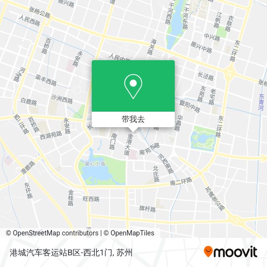 港城汽车客运站B区-西北1门地图