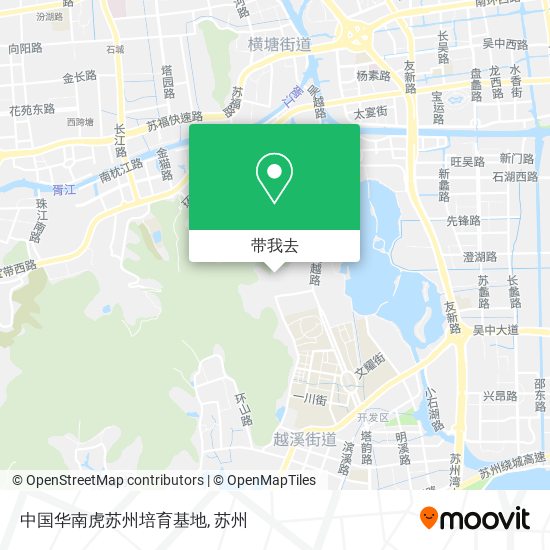 中国华南虎苏州培育基地地图
