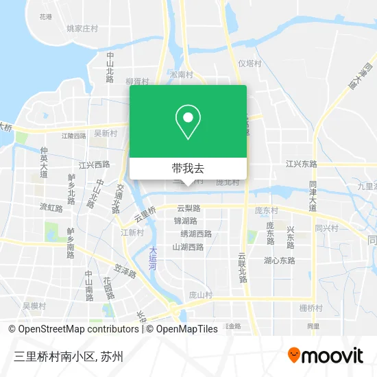 三里桥村南小区地图