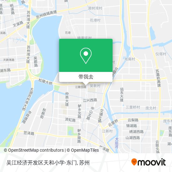 吴江经济开发区天和小学-东门地图