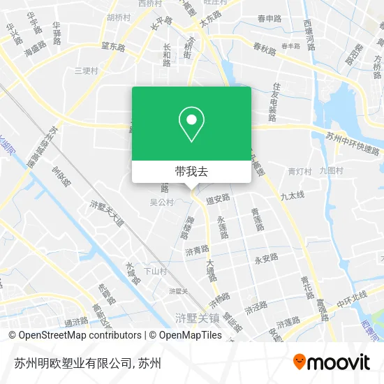 苏州明欧塑业有限公司地图