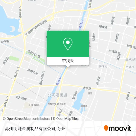 苏州明能金属制品有限公司地图