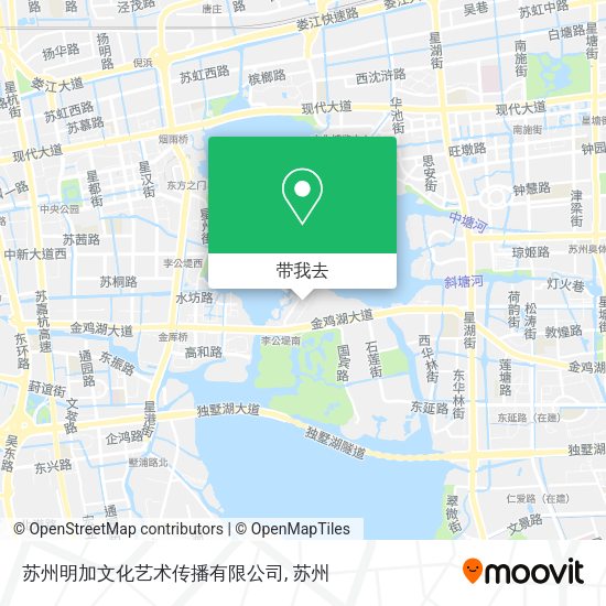 苏州明加文化艺术传播有限公司地图