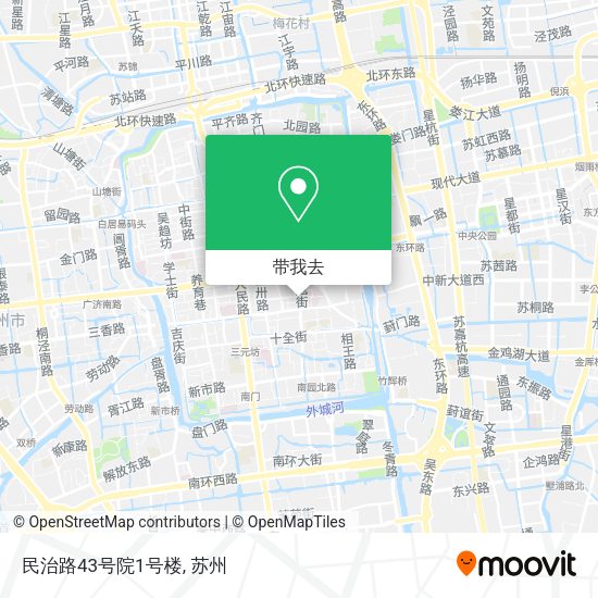 民治路43号院1号楼地图