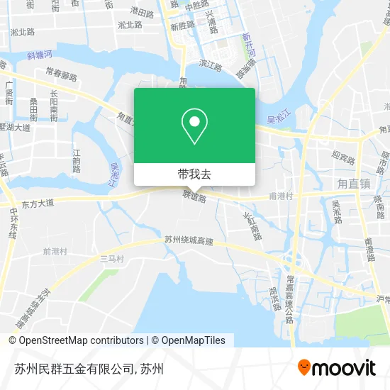 苏州民群五金有限公司地图