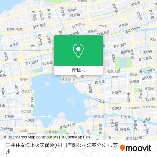 三井住友海上火灾保险(中国)有限公司江苏分公司地图