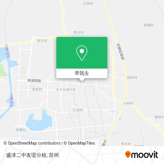 盛泽二中友谊分校地图