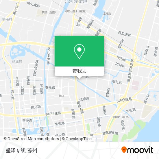 盛泽专线地图