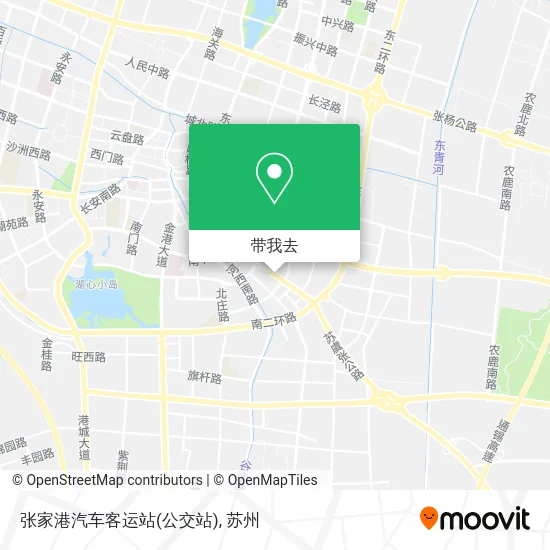 张家港汽车客运站(公交站)地图