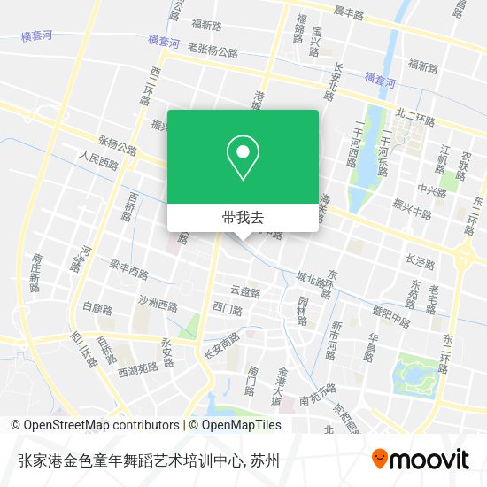 张家港金色童年舞蹈艺术培训中心地图
