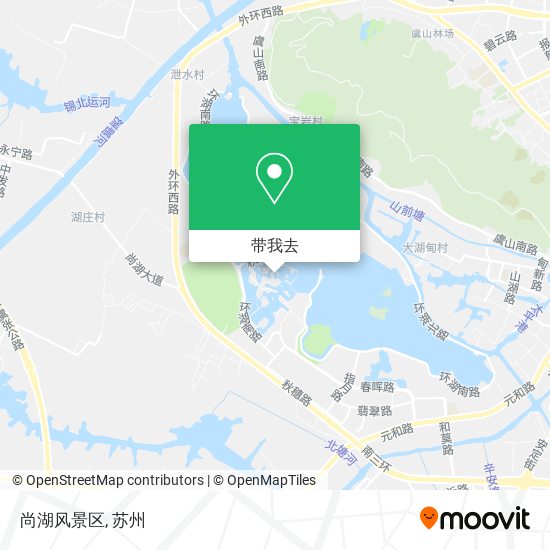 尚湖风景区地图