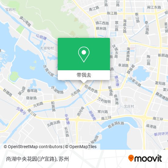 尚湖中央花园(沪宜路)地图