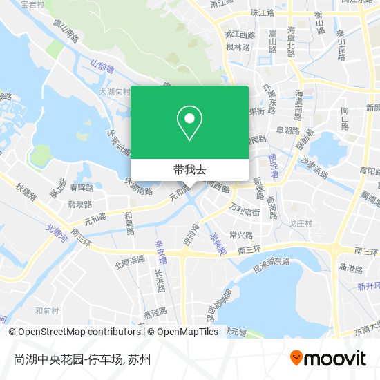 尚湖中央花园-停车场地图