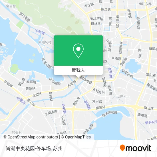 尚湖中央花园-停车场地图