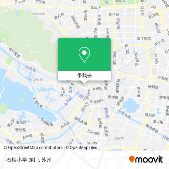 石梅小学-东门地图